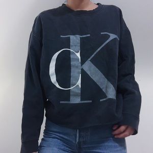 Vintage Calvin Klein Cropped Sweater